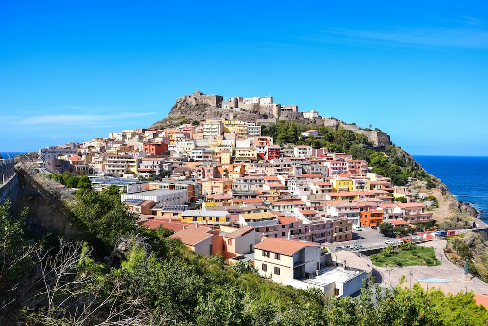 castel sardo italia 